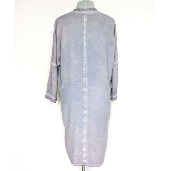 Porridge by Anthropologie tencel feel tiedye wash lightweight 3/4 sleeve dress S - Picture 4 of 12